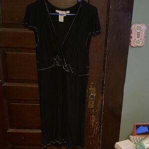 Max Studio Black Midi Dress